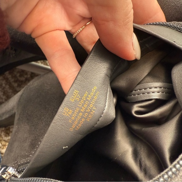 SAM EDELMAN KENT over the knee heeled suede boot dark grey - Picture 10 of 16